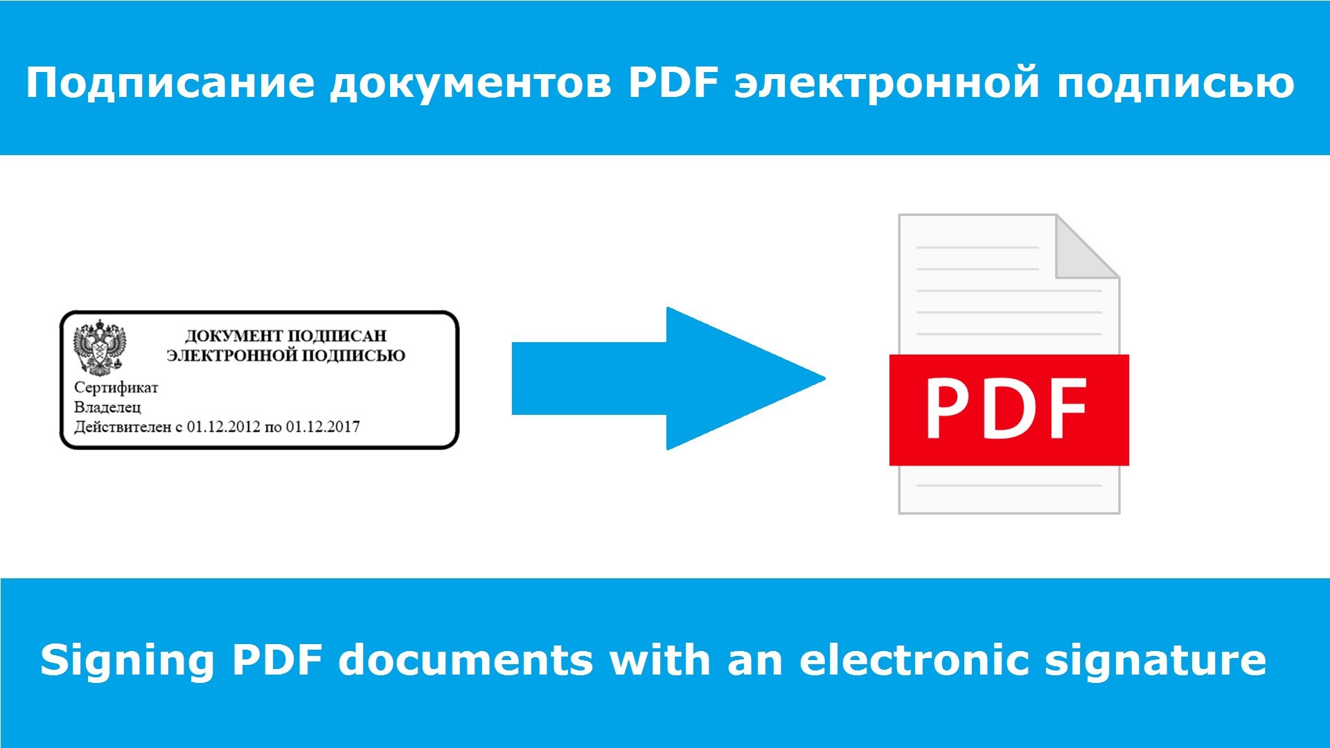 Как подписать документ PDF электронной подписью ЭЦП смотреть онлайн