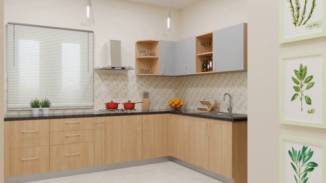 ?L-Shaped Kitchen Design Ideas