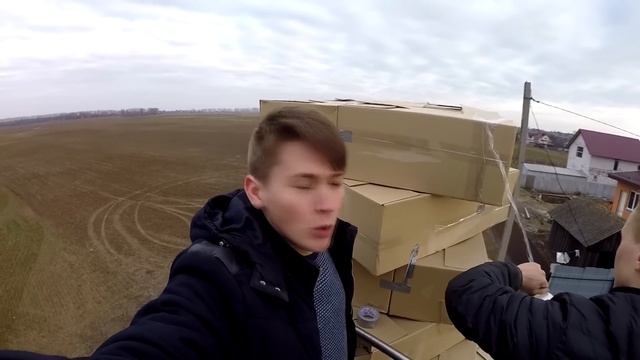 БАШНЯ ИЗ КАРТОННЫХ КОРОБОК - DIY смотреть онлайн