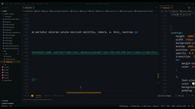 #3 How to make website using HTML ,SASS / SCSS & CSS | Website Design step by step смотреть онлайн