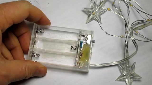 Гирлянда питаемая от батареек и ее мелкая доработка смотреть онлайн