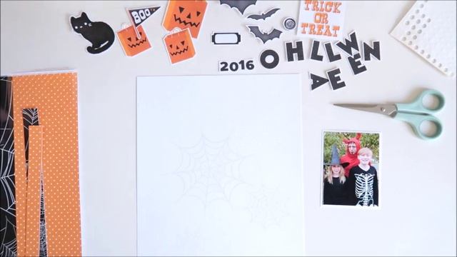 Scrapbooking Process | Kelly Bangs Creative Team | Halloween 2016 Layout смотреть онлайн