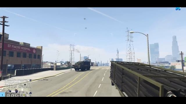 PESAWAT TEMPUR VS MOBIL ANTI PESAWAT - GTA V ROLEPLAY смотреть онлайн