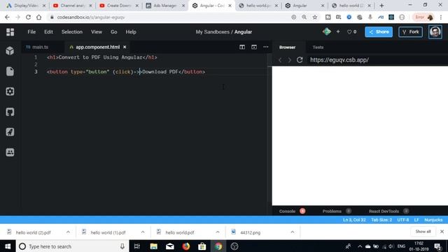 jsPDF Tutorial | Convert HTML to PDF in Angular смотреть онлайн