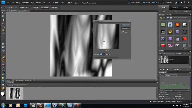 Satin Texture Using Photoshop 9