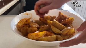 КАРТОФЕЛЬ ПО-ДЕРЕВЕНСКИ с самой хрустящей корочкой! | Картофель в духовке — простой рецепт