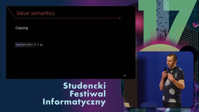Safety, efficiency and value semantics -- the way we think in C++ / Andrzej Krzemieński / 17. SFI смотреть онлайн