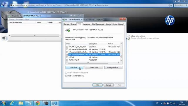 How to change printer IP address смотреть онлайн
