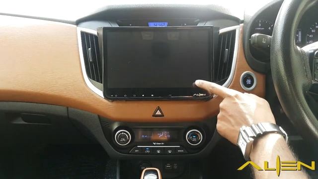 Alien Android Car Infotainment System For Creta By Hyundai