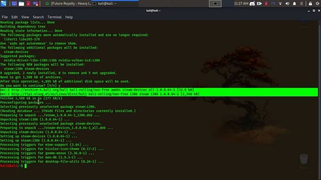 install steam on kali linux 2020 & Debian . смотреть онлайн