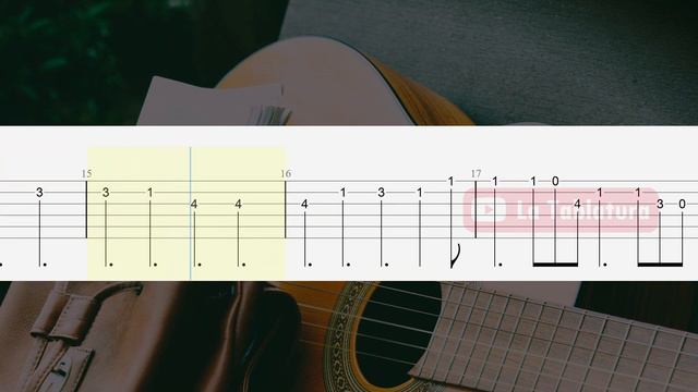 Lacrimosa - Mozart - EASY version - Guitar TAB смотреть онлайн