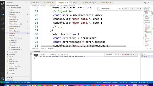 Firebase authentication in React Native Expo | Urdu & Hindi смотреть онлайн