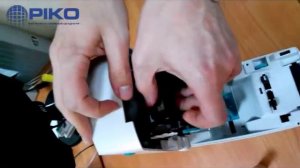 Замена риббона у принтера Zebra TLP 2824