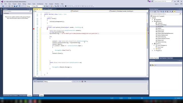 How to connect to a database mariadb Network by C# Windows & Linux смотреть онлайн