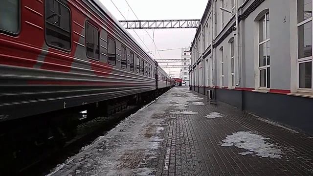 ЭП1М - 595 с пассажирским поездом №173 СПБ - Казань и приветливой бригадой смотреть онлайн