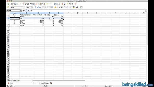 How to sort the data of table inside Libreoffice / OpenOffice Calc смотреть онлайн