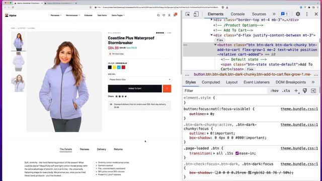 CSS & JavaScript Animated Add To Cart Button смотреть онлайн