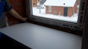 Установка подоконника. Как установить подоконник из пластика.