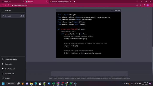 ChatGPT Search Text from PDF in Python смотреть онлайн