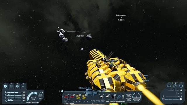 Удачный полёт на орбиту марса, за платиной и ураном: Space Engineers #11 смотреть онлайн