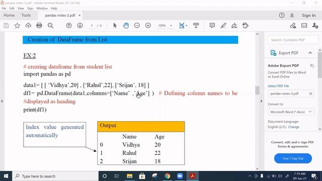 Python Pandas-DATAFRAME | DataFrame Creation methods | Sorting data in DataFrame | XII-IP |Vlog12 смотреть онлайн