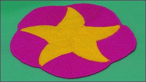 Коврик укороченными рядами спицами. Вязание укороченными рядами.