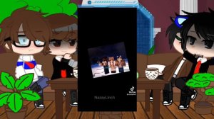 {~реакция Егора Линча, Джона, Ильи и Невера на самих себя~}{~Gacha Life/Club~}