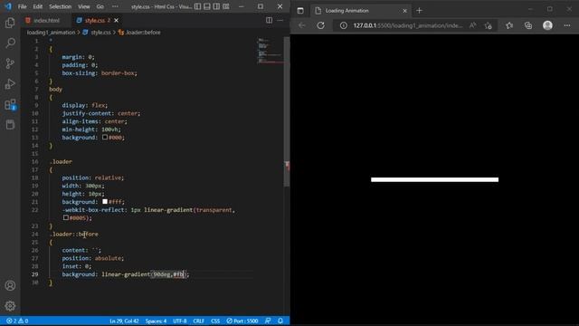 LOADING COLOR ANIMATION EFFECTS @OnlineTutorialsYT @uzzbe_dls | PROGRAMING GROUP | #27 day смотреть онлайн