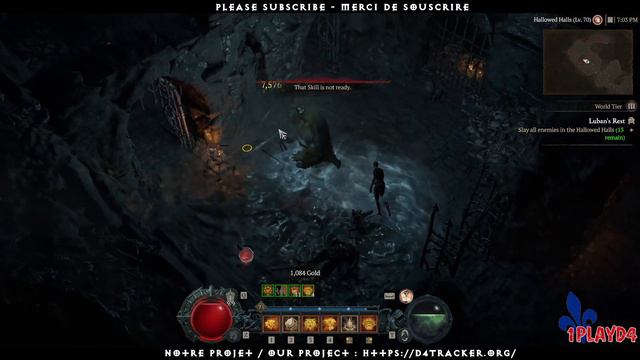 Diablo 4 - D4Tracker - Dungeon: Luban's Rest (Cheat's Aspect) смотреть онлайн