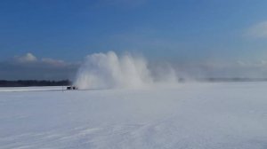 Красивая уборка снега