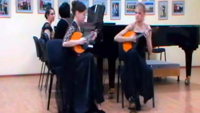 J-P Rameau "Birds singing"; Chereshnya Viktoriya -- domra(kobza) смотреть онлайн