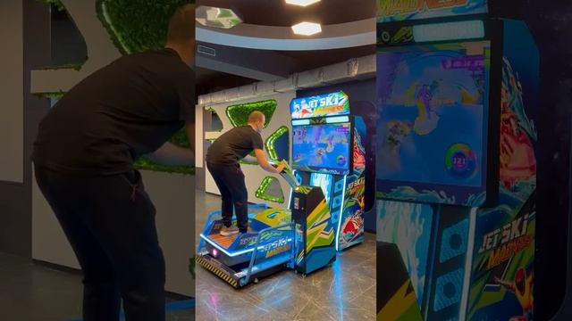 Детский игровой автомат гонки, гидроцикл 