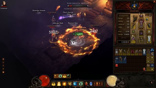 Diablo 3 Elite Zone - Vortex Teleporter Shielding Mortar - Skeletal Archers HD Solo Monk смотреть онлайн