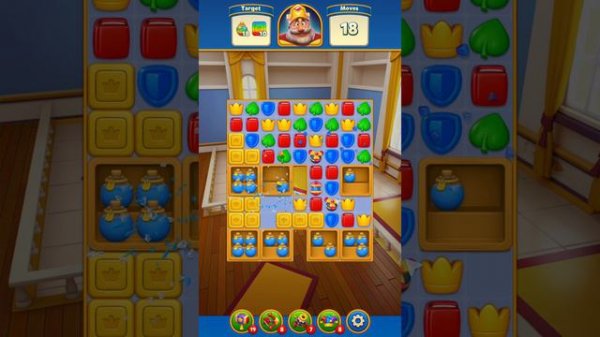 ROYAL MATCH - Level 128 - Full Gameplay👑