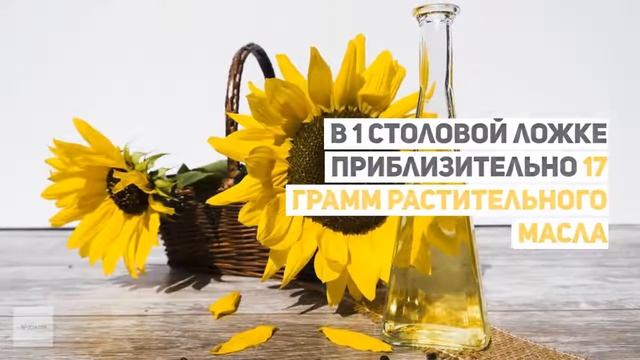 Сколько грамм растительного масла в столовой и чайной ложке? смотреть онлайн