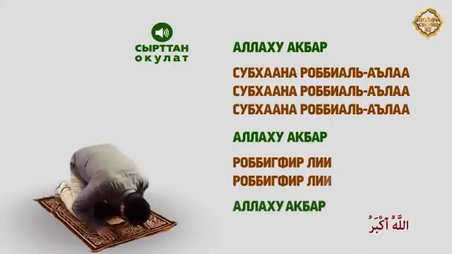 Багымдат Намазын уйронуу Мырзалар учун смотреть онлайн