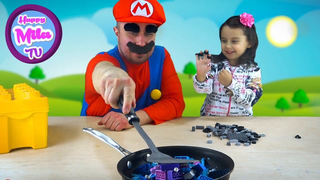 СУПЕР МАРИО жарит LEGO на сковороде смотреть онлайн