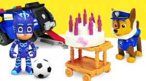 Сказка про Щенячий патруль - Мультик с игрушками Герои в масках - Машины истории на ночь