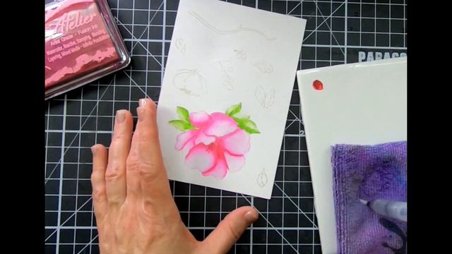 Ink Reveal Inspiration Week ~ Plus No Line Watercoloring Tutorial With Fleurette At InkOn3