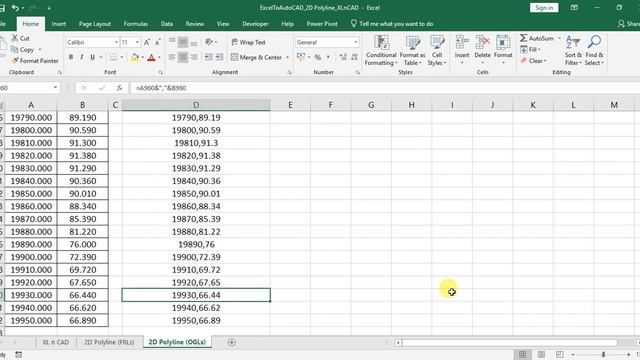 Create 2D & 3D Polylines using X Y Z Coordinates in an Excel Sheet (Excel Formula for Polyline) смотреть онлайн