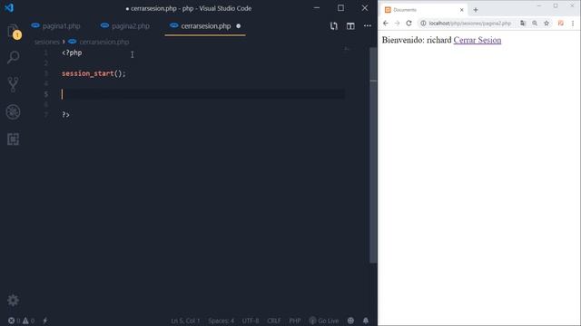 Sesiones | Curso de php - php7 y Mysql desde cero | Capitulo 16 смотреть онлайн