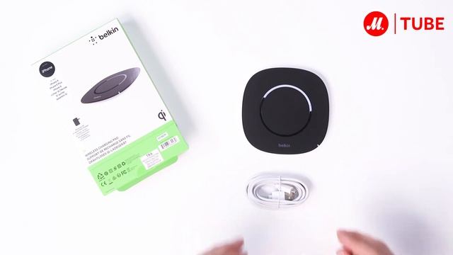 Распаковка беспроводного зарядного устройства Belkin F8M747bt смотреть онлайн