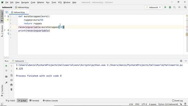 Python Programming Tutorial for absolute beginners - 10- Return values смотреть онлайн