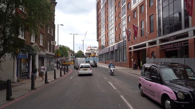 4K Drive Kings Cross station London Video Travel смотреть онлайн