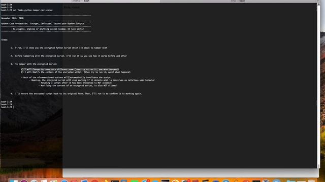 Python Script Tamper Resistant Protection - Encrypted, Obfuscated Source Code смотреть онлайн
