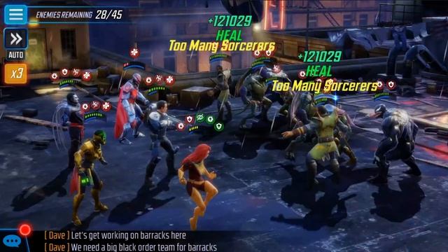 Dark Dimension 3 - Dread the Darkness - First Run - Node 8 - Day 77 - MARVEL STRIKE FORCE - 7.9.20 смотреть онлайн