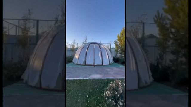 Как собирается купольная беседка иглу