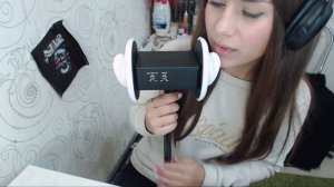 ASMR |  Slowly licking ears, eating ears | Медленно облизываю ушки | ASMR HoneyGirl