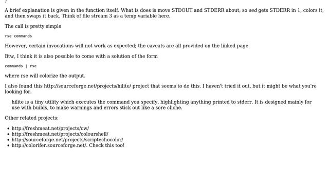 Immediately tell which output was sent to stderr (6 Solutions!!) смотреть онлайн