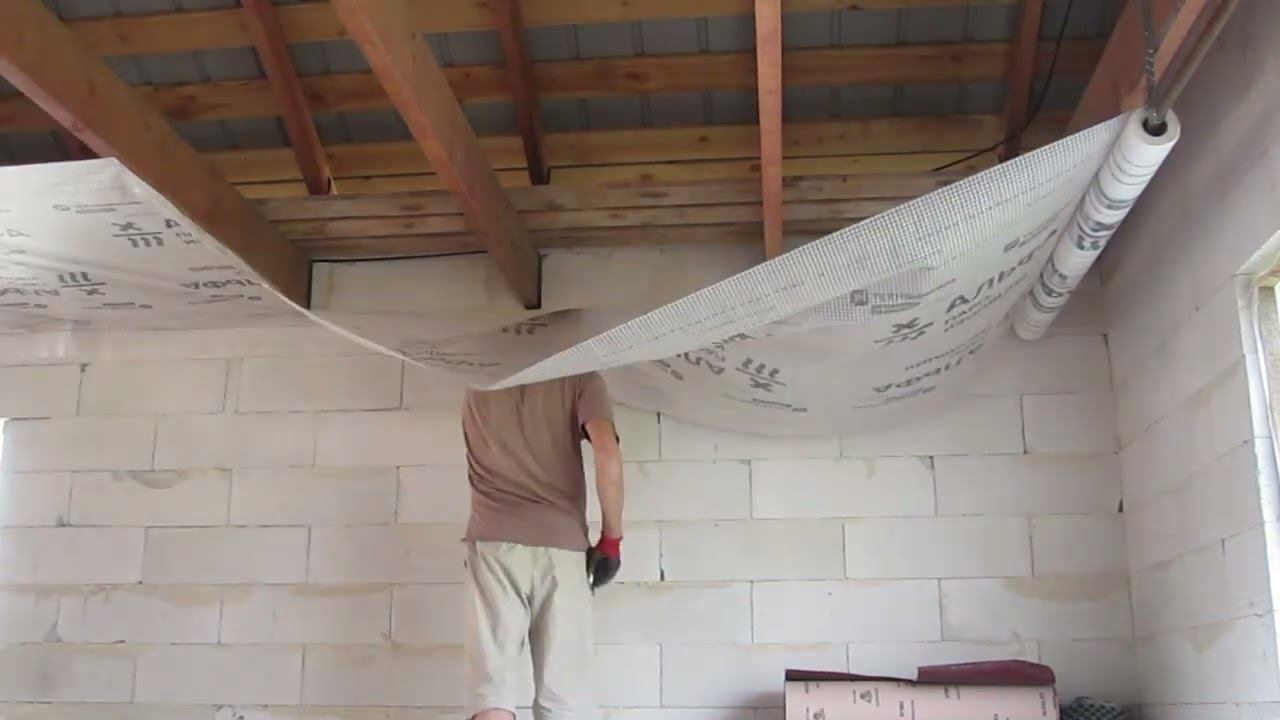 Пароизоляция потолка смотреть онлайн